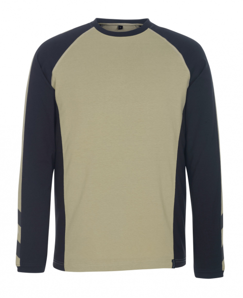 MASCOT-Worker-Shirts, Workwear-T-Shirt, Bielefeld, UNIQUE, 195 g/m², khaki/schwarz