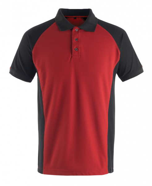 MASCOT-Worker-Shirts, Poloshirt, Bottrop, 180 g/m², rot/schwarz