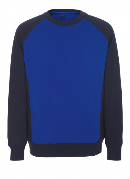 MASCOT-Worker-Shirts, Sweatshirt, Witten, 310 g/m², kornblau/schwarzblau