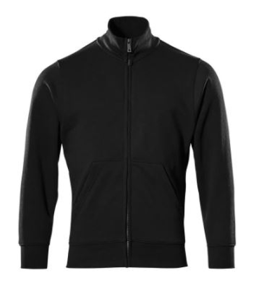 MASCOT® Lavit, Sweatshirt mit Reißverschluss, Vollschwarz