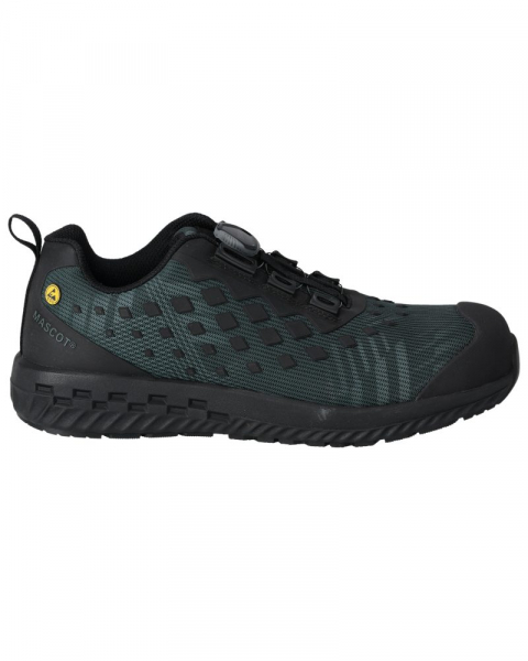 MASCOT- S1PL- Sicherheitsschuhe, BOA Fit System, FOOTWEAR CUSTOMIZED, waldgrün/ schwarz