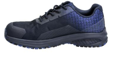 Sicherheitsschuhe S3S, Schnürsenkel, Schwarzblau/Azurblau