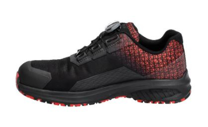 Sicherheitsschuhe S3S,BOA® Fit System, Schwarz/Rot