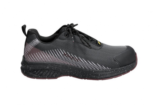 MASCOT-S1PS-Sicherheitsschuhe, FOOTWEAR CUSTOMIZED, SR HRO, anthrazitgrau/bordeaux