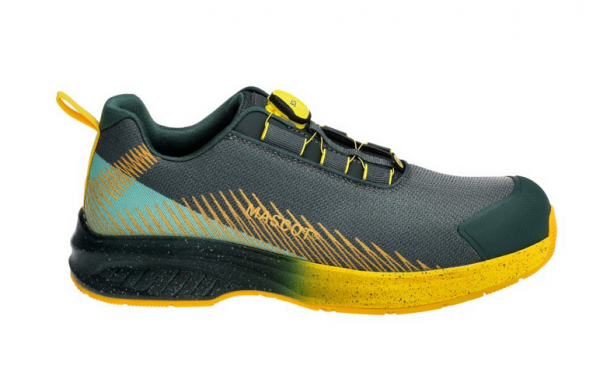 MASCOT-S1PS-Sicherheitsschuhe BOA Fit System, FOOTWEAR CUSTOMIZED, SR FO, waldgrün/sonnengelb