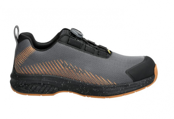 MASCOT-S1PS-Sicherheitsschuhe BOA Fit System, FOOTWEAR CUSTOMIZED, SR FO, anthrazitgrau/nussbraun