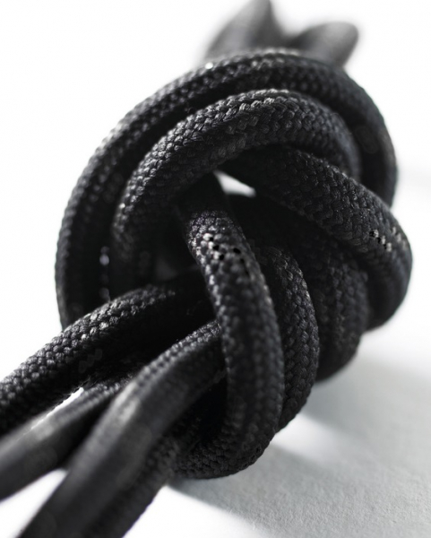 MASCOT-Schnürsenkel, Pollux, FOOTWEAR, schwarz/schwarz