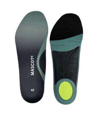 Einlegesohlen, mittlere Fußgewölbestütze, Schwarz