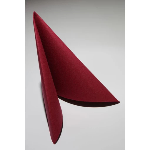 AIRLAID-SERVIETTEN, bordeaux, 1/4 Faltung, Karton á 20x50 Stück