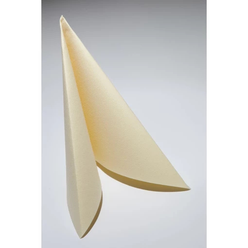 AIRLAID-SERVIETTEN, buttermilk, 1/4 Faltung, VE 20 x 50 Stück