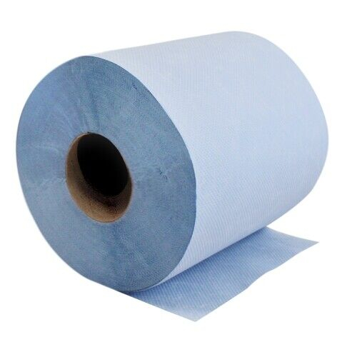 WIPEX PUTZPAPIER ROLLE, BLUE TECH, blau, 2-lagig, 2x20 g, 2 Rollen á 500 Tücher