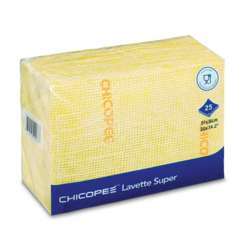 SPEZIALSPÜLTUCH LAVETTE SUPER, gelb, Karton á 6x25 Stück