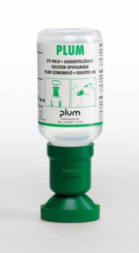 AUGENSPÜLFLASCHE, 200 ml, mit Augenschale/Staubkappe, Karton á 10 Stück.
