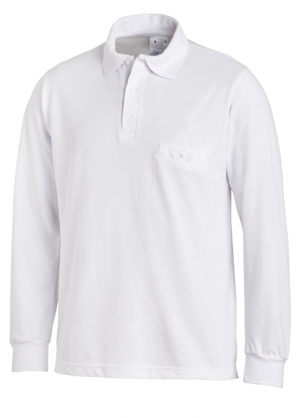 LEIBER-Worker-Shirts, Polo-Shirt 1/1 Arm weiß