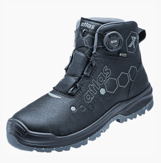 ATLAS-S3-Sicherheitsschnürstiefel, XT 550 BOA GTX, schwarz, Weite 12