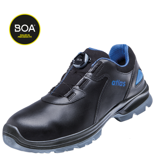 ATLAS-S3-Sicherheitshalbschuhe, SL 9645 XP Boa, ESD, schwarz/blau