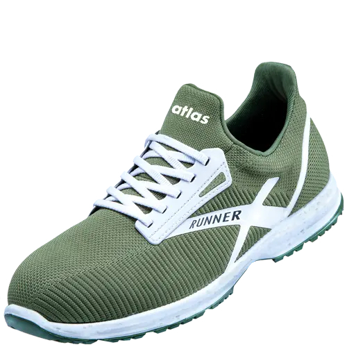 ATLAS-S1P SRC Sicherheitshalbschuh Runner 75 Recycling, grün, DGUV 112-191