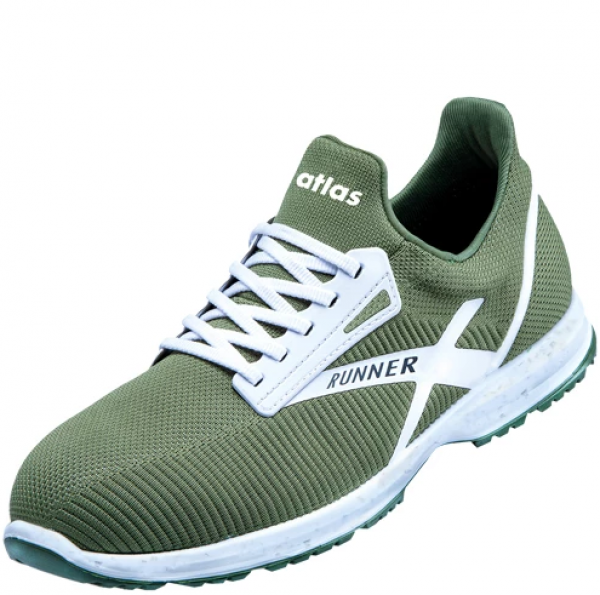 ATLAS-S1P SRC Sicherheitshalbschuh Runner 75 Recycling, grün, DGUV 112-191
