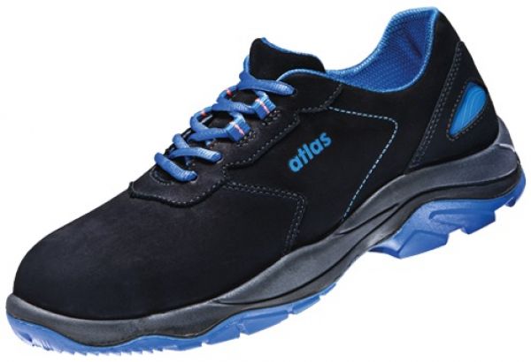 ATLAS-S2-Sicherheitshalbschuhe, TX 42, Weite: 12, ESD, schwarz