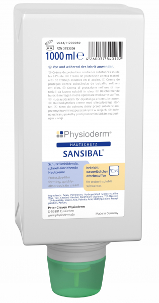GREVEN-Hygiene, Hautschutz-Lotion, Sansibal`, 1000 ml Faltflasche