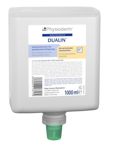 GREVEN-Hygiene, Hautschutz-Lotion, Dualin`, 1000 ml Neptuneflasche