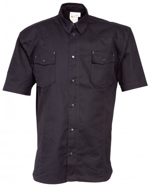 HAVEP-Hemd, Kurzarm, 195 g/m², schwarz