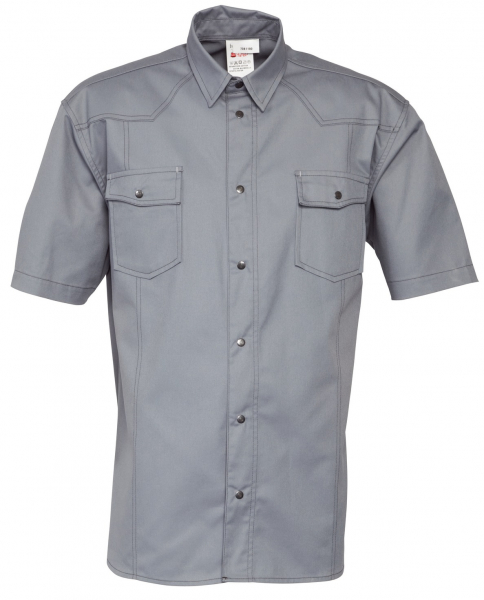 HAVEP-Hemd, Kurzarm, 195 g/m², grau