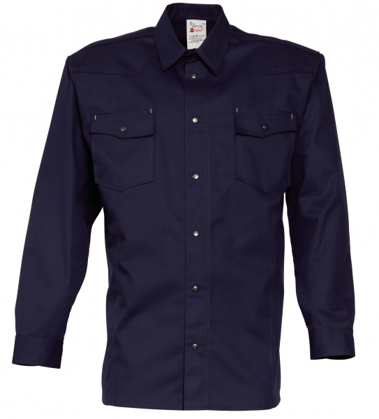 HAVEP-Hemd, Langarm, 195 g/m², marine
