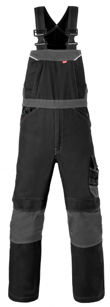 HAVEP-Latzhose, 260 g/m², schwarz/kohlengrau