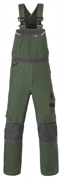 HAVEP-Latzhose, 260 g/m², waldgrün/kohlengrau