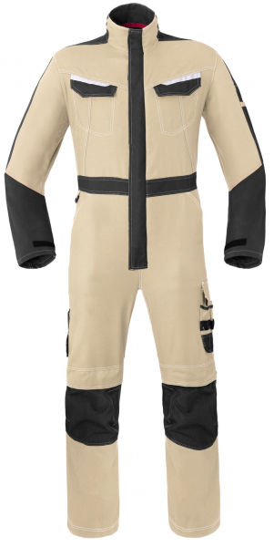 HAVEP-Overall, 260 g/m², sand/kohlengrau