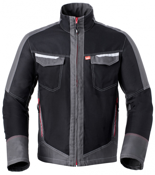 HAVEP-Langjacke, 260 g/m², schwarz/kohlengrau