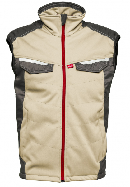 HAVEP-Bodywärmer, 320 g/m², sand/kohlengrau
