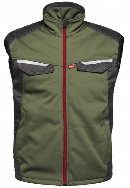 HAVEP-Bodywärmer, 320 g/m², waldgrün/kohlengrau