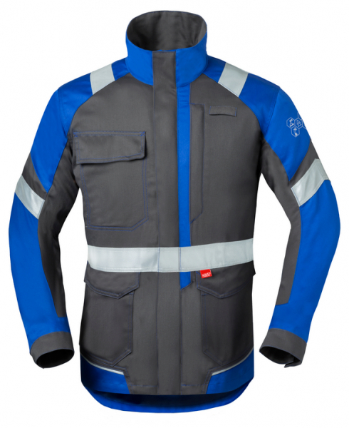 HAVEP-Schweißer-Langjacke, 5safety Image +, charcoal/royalblau