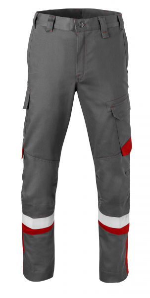 HAVEP-Schweißer-Bundhose, 5afety Image +, kohlengrau/rot