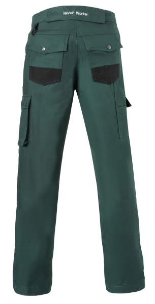 HAVEP-Bundhose, 290 g/m², grün/schwarz Cordura