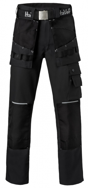 HAVEP-Bundhose, 320 g/m², schwarz/schwarz/silbergrau