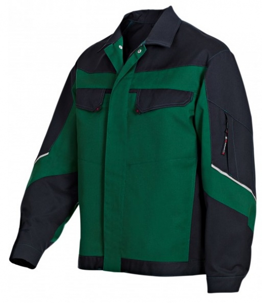 BP-Workwear, Arbeits-Berufs-Bund-Jacke, Blouson mittelgrün/schwarz