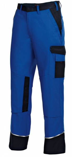 BP-Workwear, Arbeits-Berufs-Bund-Hose, königsblau/schwarz