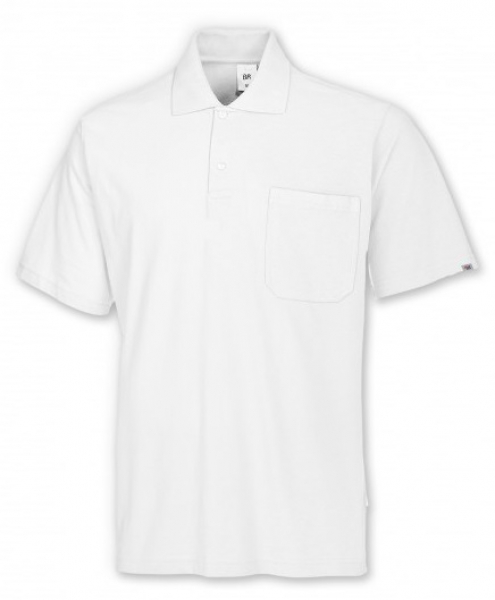 BP-Worker-Shirts, Poloshirt für Sie & Ihn, ca. 220g/m², weiß