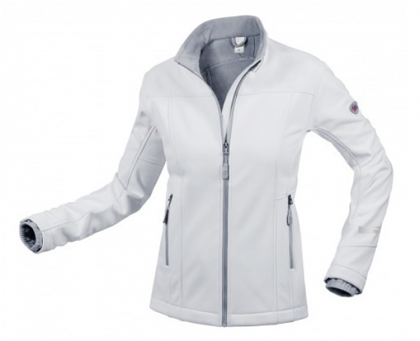 BP-Workwear, Damen-Softshelljacke, 255 g/m², weiß