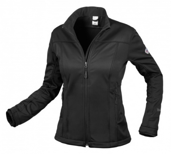 BP-Workwear, Damen-Softshelljacke, 255 g/m², schwarz
