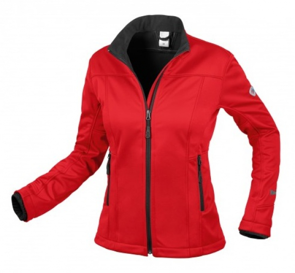 BP-Workwear, Damen-Softshelljacke, 255 g/m², rot