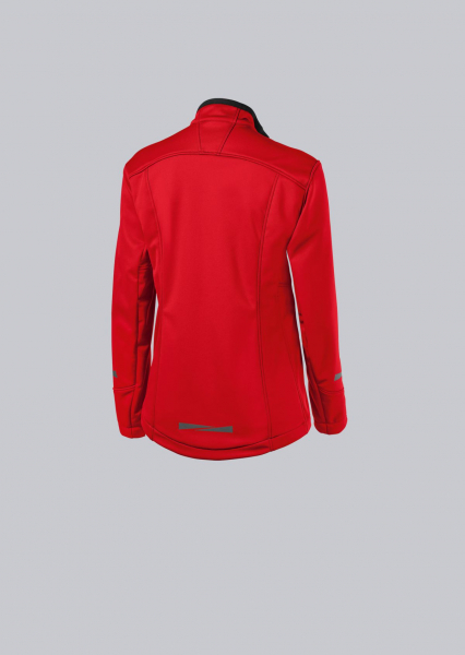 BP-Workwear, Damen-Softshelljacke, 255 g/m², rot