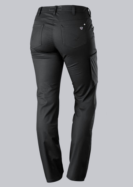 BP-Workwear, Arbeitshose, DAMENJEANS, Stretchkomfort, Five-Pocket-Jeans, Farbe: schwarz