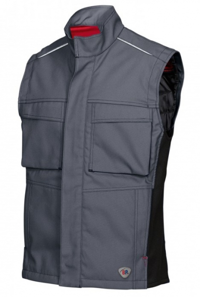 BP-Workwear, Kälte-Schutz, Thermo-Arbeits-Weste, dunkelgrau/schwarz