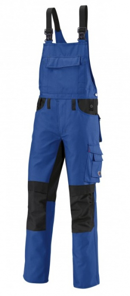 BP-Workwear, Arbeits-Berufs-Latz-Hose, ca. 295g/m², königsblau/schwarz