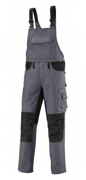 BP-Workwear, Arbeits-Berufs-Latz-Hose, ca. 295g/m², dunkelgrau/schwarz