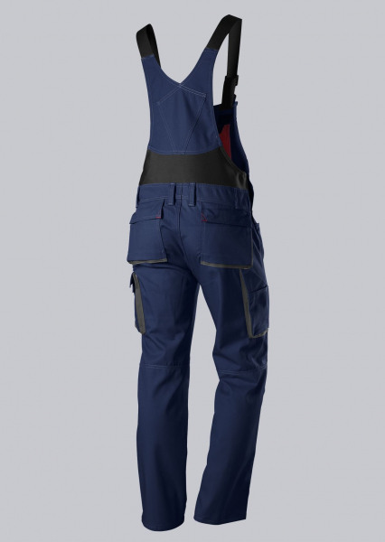 BP-Workwear, Arbeits-Berufs-Latz-Hose, nachtblau/anthrazit
